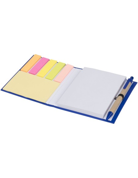 Bloc de notas adhesivas y bolígrafo "Colours"