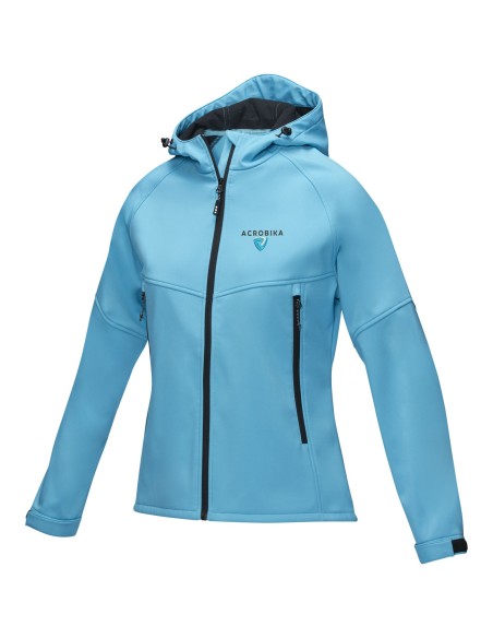 Chaqueta softshell reciclada para mujer "Coltan"