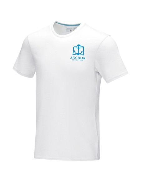 Camiseta orgánica GOTS de manga corta para hombre "Azurite"