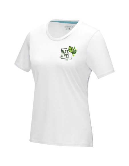 Camiseta orgánica GOTS de manga corta para mujer "Azurite"