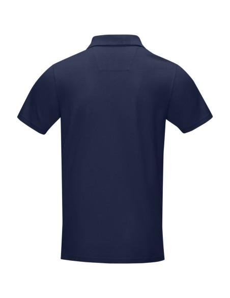 Polo orgánico GOTS de manga corta para hombre "Graphite"