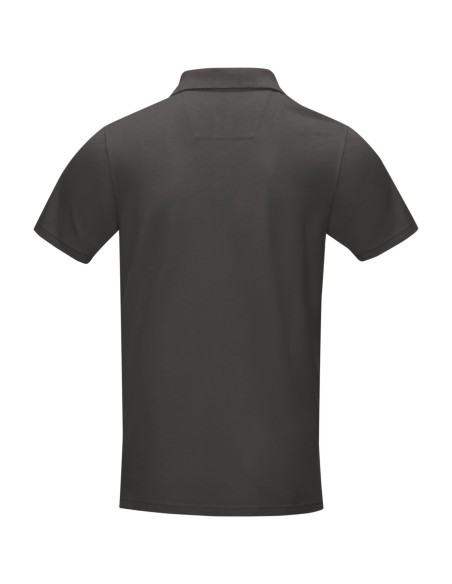 Polo orgánico GOTS de manga corta para hombre "Graphite"