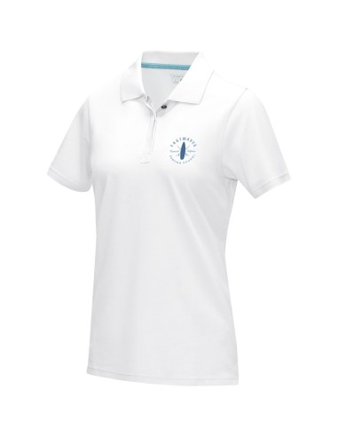 Polo orgánico GOTS de manga corta para mujer...