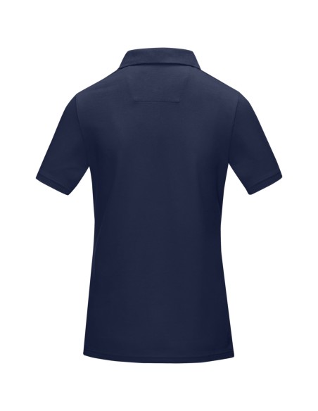 Polo orgánico GOTS de manga corta para mujer "Graphite"