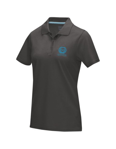 Polo orgánico GOTS de manga corta para mujer...