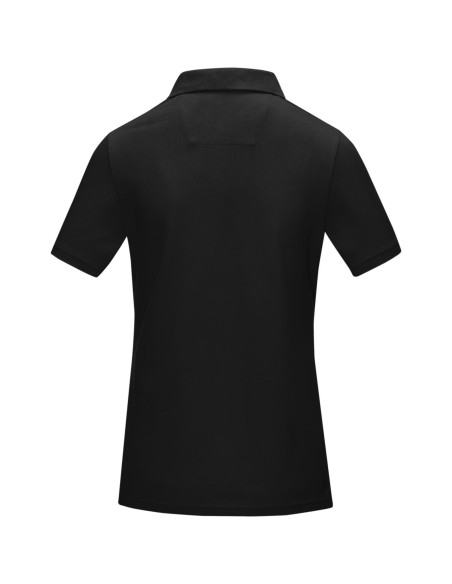Polo orgánico GOTS de manga corta para mujer "Graphite"