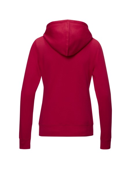 Sudadera con capucha y cremallera completa de GRS reciclado orgánico GOTS para mujer "Ruby"
