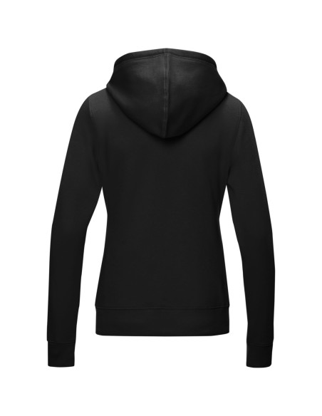 Sudadera con capucha y cremallera completa de GRS reciclado orgánico GOTS para mujer "Ruby"