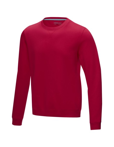 Jersey de cuello redondo de GRS reciclado orgánico GOTS para hombre "Jasper"
