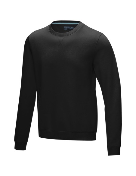 Jersey de cuello redondo de GRS reciclado orgánico GOTS para hombre "Jasper"