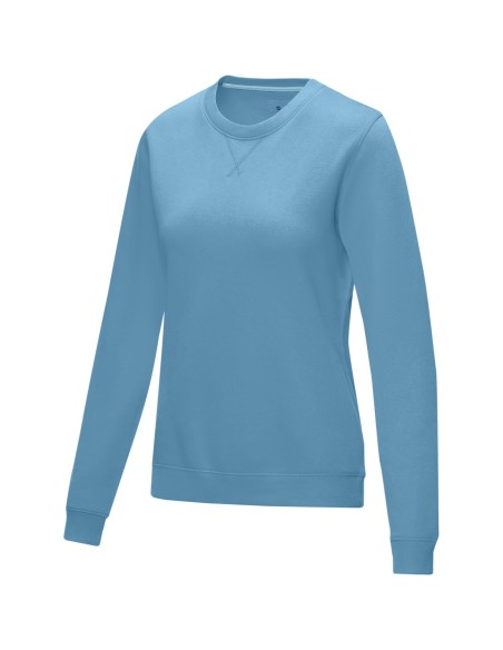 Jersey de cuello redondo de GRS reciclado orgánico GOTS para mujer "Jasper"