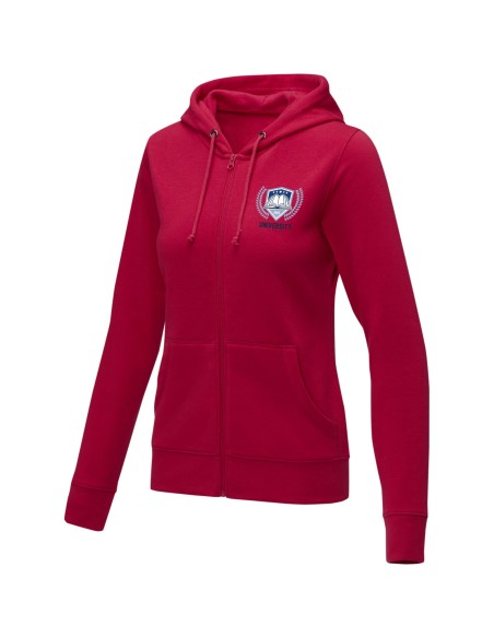 Sudadera con capucha y cremallera completa para mujer "Theron"