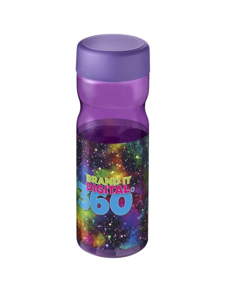 H2O Base Bidón deportivo con tapa de rosca de 650 ml