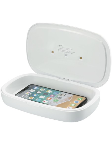Desinfectante UV para smartphone con base de carga inalámbrica de 5 W "Capsule"