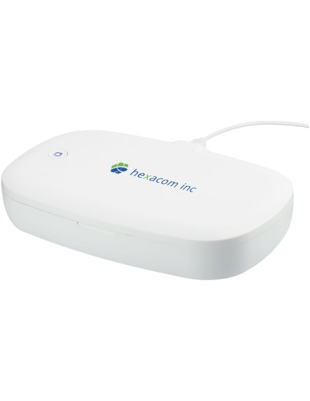 Desinfectante UV para smartphone con base de carga inalámbrica de 5 W "Capsule"