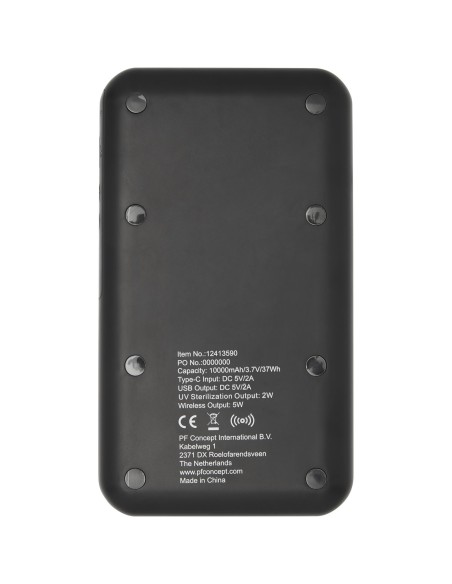 Desinfectante UV para smartphone con batería externa inalámbrica de 10 000 mAh "Nucleus"