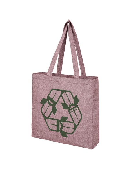 Bolsa Tote de algodón reciclado de 210 g/m² con refuerzos "Pheebs"