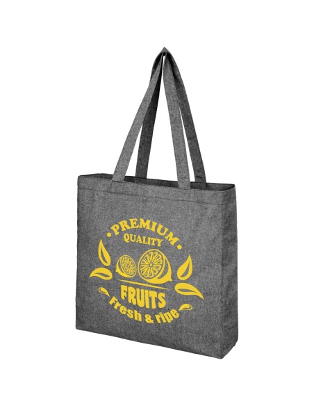 Bolsa Tote de algodón reciclado de 210 g/m² con refuerzos "Pheebs"