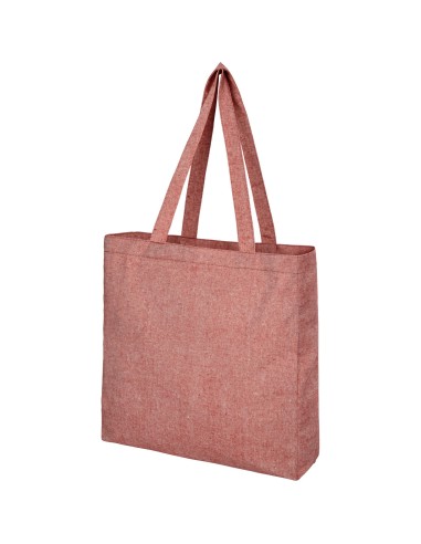 Bolsa Tote de algodón reciclado de 210 g/m² con refuerzos "Pheebs"