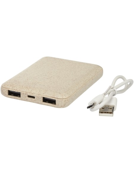 Batería externa de 5000 mAh de paja de trigo "Asama"