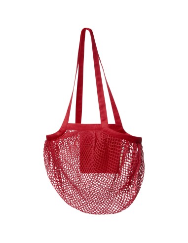 Bolsa Tote de malla de algodón orgánico con...