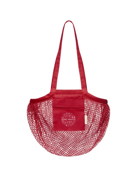 Bolsa Tote de malla de algodón orgánico con certificado GOTS de 100 g/m² "Pune"