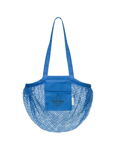 Bolsa Tote de malla de algodón orgánico con...