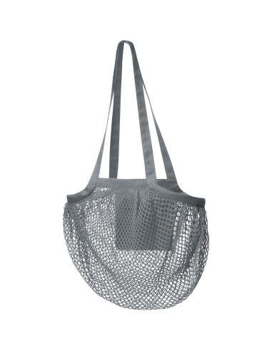 Bolsa Tote de malla de algodón orgánico con...