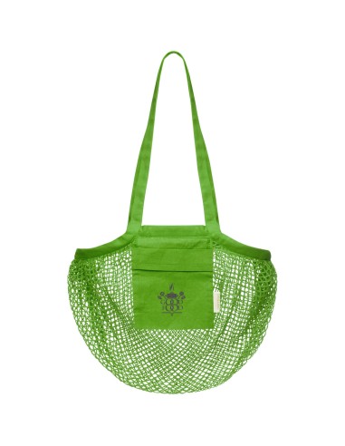 Bolsa Tote de malla de algodón orgánico con...