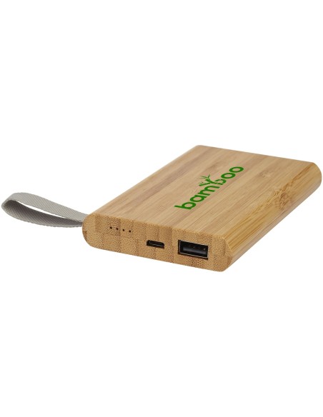 Batería externa de 5000 mAh de bambú "Tulda"