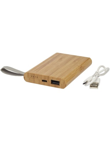 Batería externa de 5000 mAh de bambú "Tulda"
