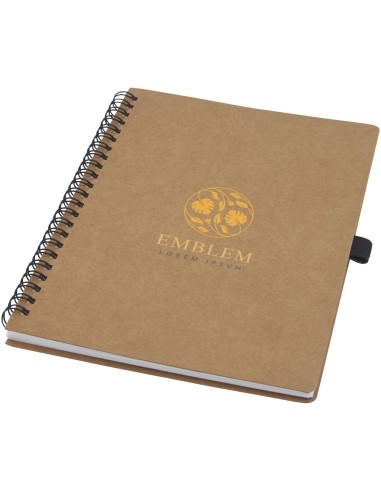 Libreta de tamaño A5 de cartón reciclado con...