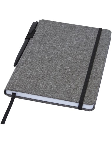 Libreta de tamaño A5 de PET reciclado "Orin"