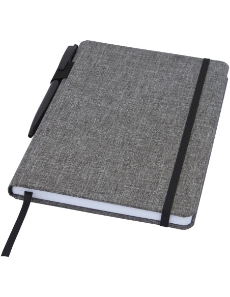 Libreta de tamaño A5 de PET reciclado "Orin"