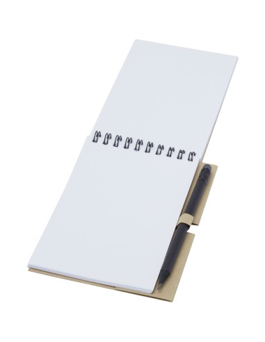 Libreta pequeña con espiral y lápiz "Luciano Eco"