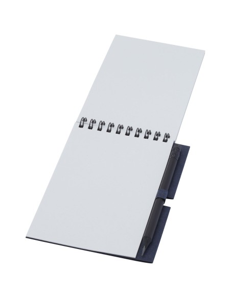 Libreta pequeña con espiral y lápiz "Luciano Eco"