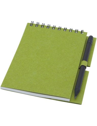 Libreta pequeña con espiral y lápiz "Luciano Eco"