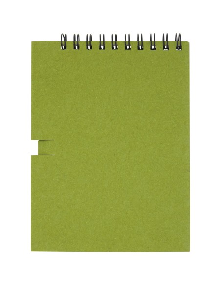 Libreta pequeña con espiral y lápiz "Luciano Eco"