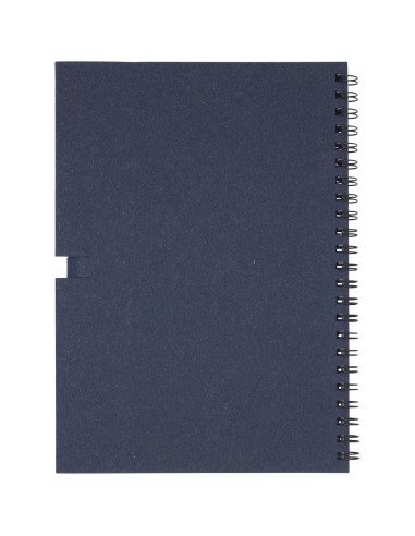 Libreta mediana con espiral y lápiz "Luciano Eco"