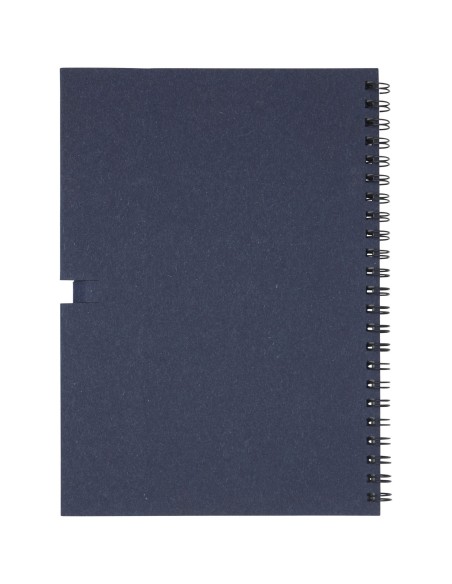 Libreta mediana con espiral y lápiz "Luciano Eco"