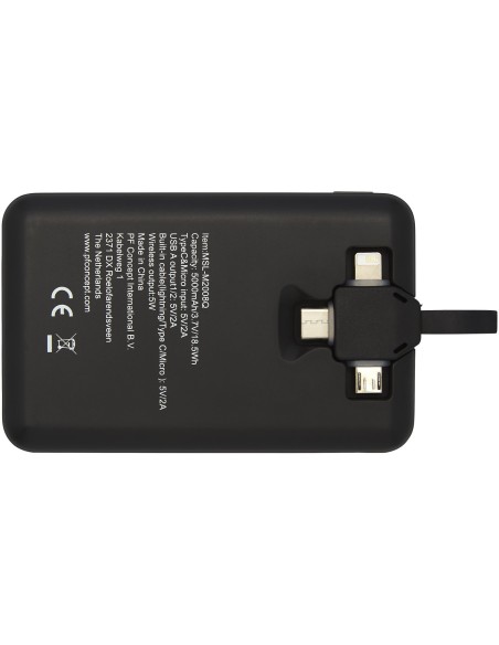 Batería externa inalámbrica de 5000 mAh con cable 3 en 1 "Kano"