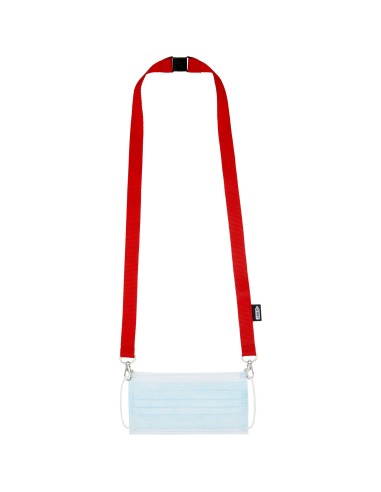 Lanyard de PET reciclado con dos ganchos "Adam"