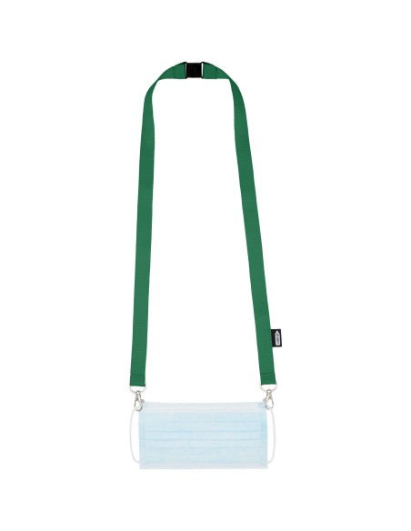Lanyard de PET reciclado con dos ganchos "Adam"