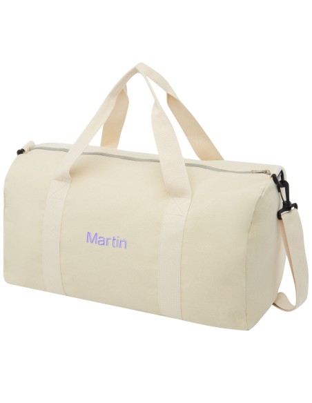 Bolsa de lona de poliéster y algodón reciclado de 450 g/m² "Pheebs"