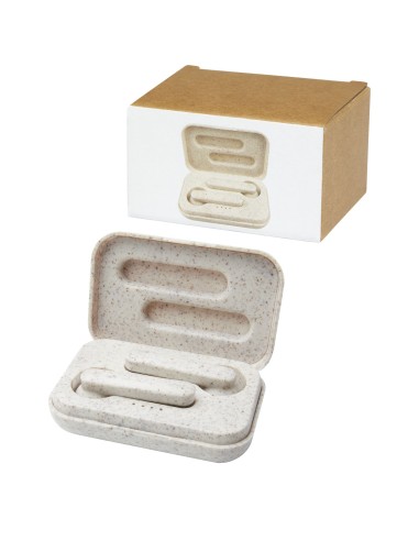 Auriculares True Wireless de paja de trigo...