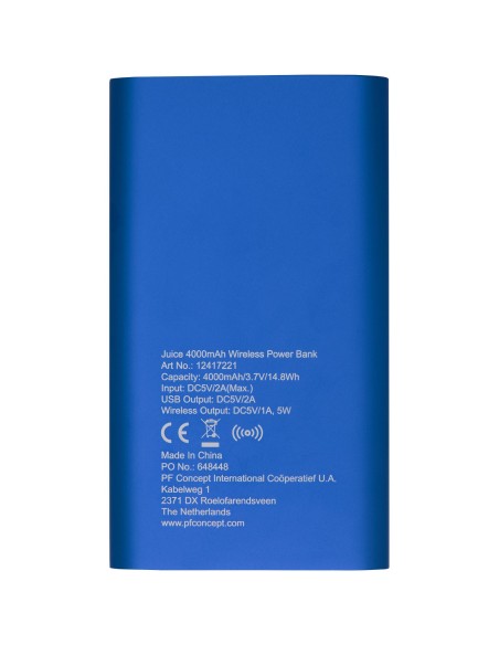 Batería externa inalámbrica de 4000 mAh "Juice"