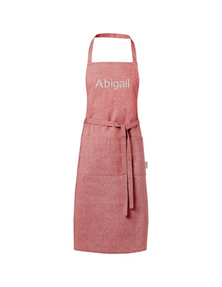 Delantal de algodón reciclado de 200 g/m² "Pheebs"