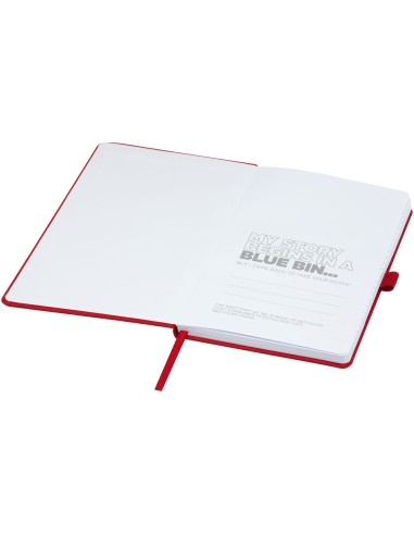 Libreta de papel reciclado A5 con tapa de PET...