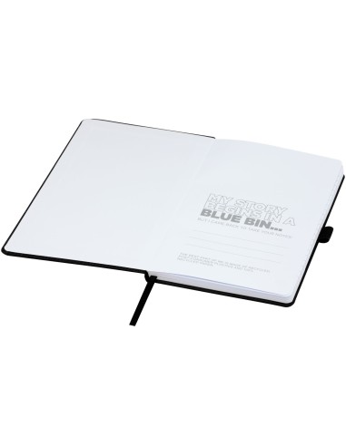 Libreta de papel reciclado A5 con tapa de PET...