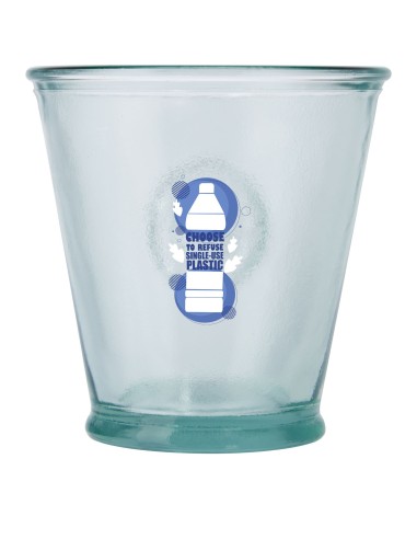 Juego de tres piezas de vidrio reciclado de 250...